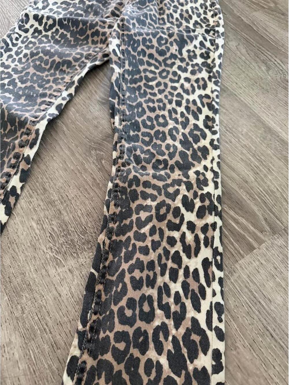 New Oat New York Leopard Print Jeans